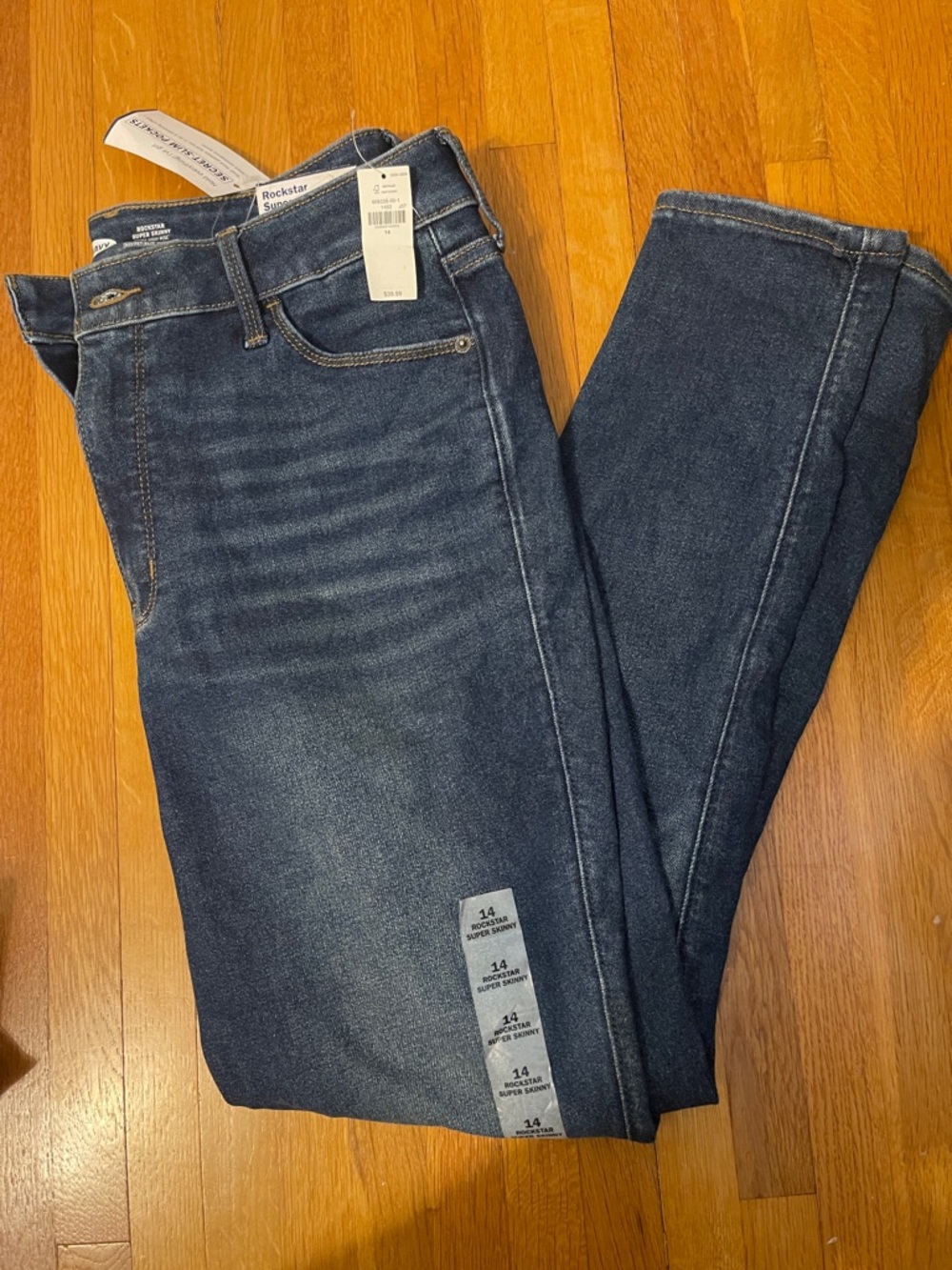 Old Navy Rockstar Skinny Jeans - Dark Blue Wash